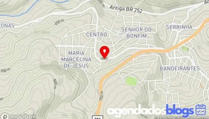 mapa de Drogaria Droga Bela Drogaria, Farmácia em Bela Vista de Minas