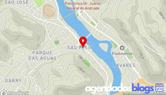 mapa de Drogaria Droga Mix 24 horas - A farmácia do Show Farmácia em Santo Antônio de Pádua