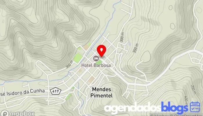 mapa de Drogaria E Farmácia V & F Drogaria, Farmácia em Mendes Pimentel