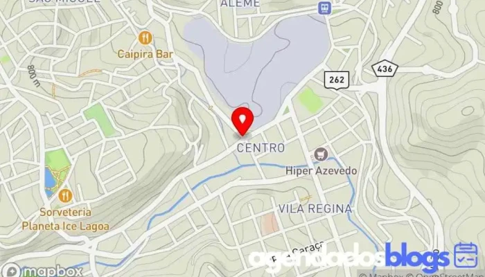 mapa de Drogaria e Perfumaria Dois Irmãos Drogaria, Farmácia de homeopatia em Barão de Cocais