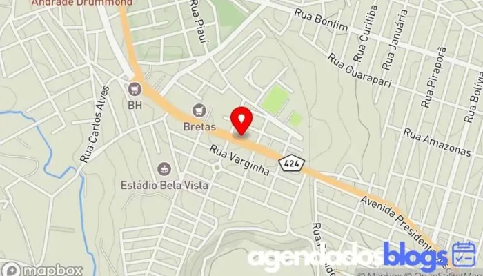 mapa de Drogaria e Perfumaria Renascer Drogaria em Matozinhos