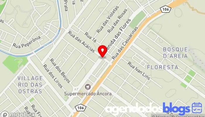 mapa de Drogaria Ebenezer Drogaria, Empresa farmacêutica em Rio das Ostras