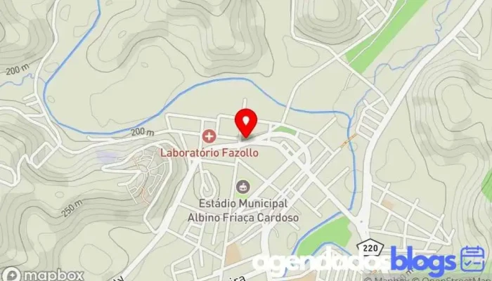 mapa de Drogaria Economica Drogaria, Farmácia em Porciúncula