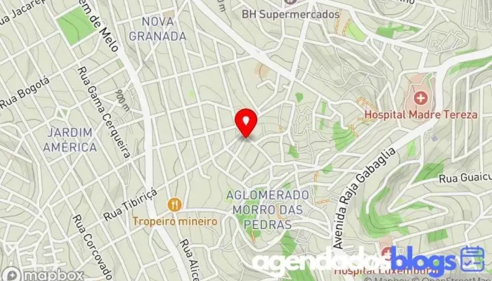 mapa de Drogaria Econômica Drogaria em Belo Horizonte