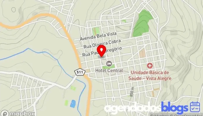 mapa de Drogaria Entrefarma Farmácia, Drogaria em Cachoeira de Minas