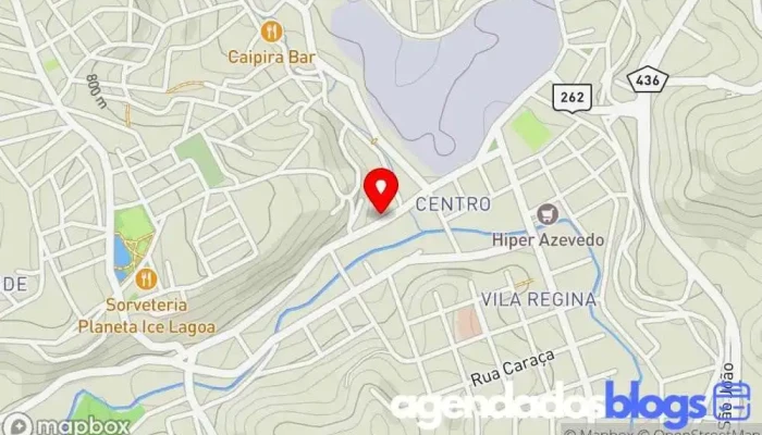 mapa de Drogaria Evandal Drogaria, Farmácia em Barão de Cocais