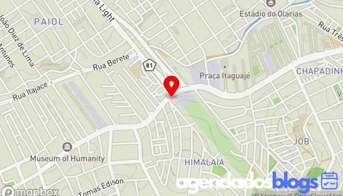 mapa de Drogaria Excelente Farmácia em Rio de Janeiro
