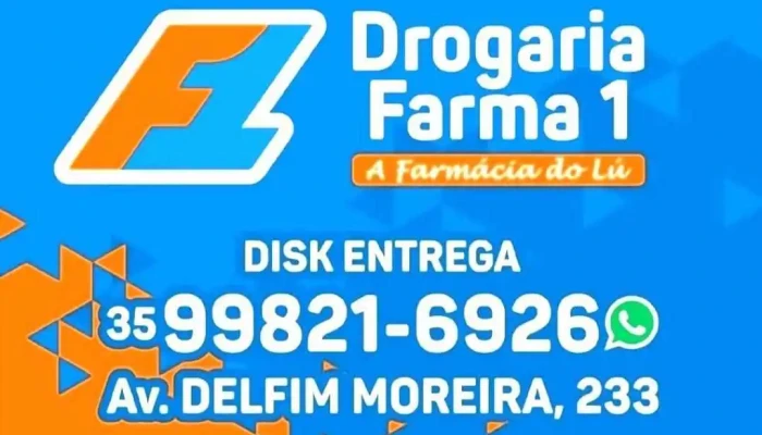 Drogaria Farma 1 a Farmácia do Lú - N° 233 - Ouro Fino
