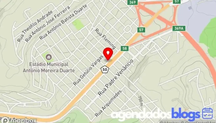 mapa de Drogaria Farma Justa Drogaria, Empresa farmacêutica em Juatuba
