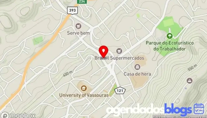 mapa de Drogaria Garcia Empresa farmacêutica em Vassouras