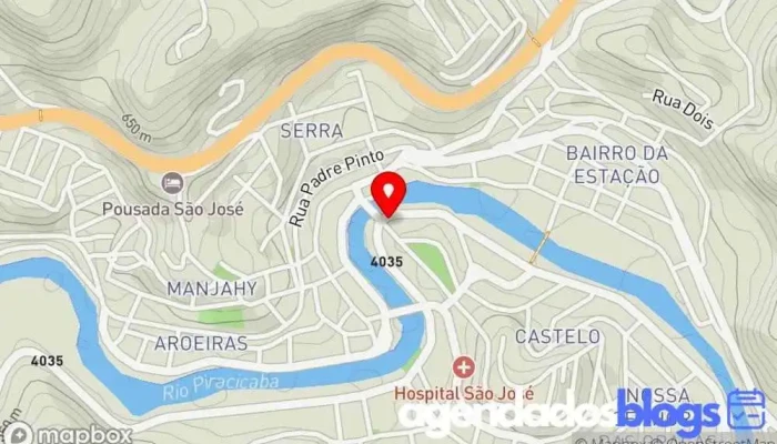 mapa de Drogaria Gervásio Farmácia em - Morro Do Pau Doleo