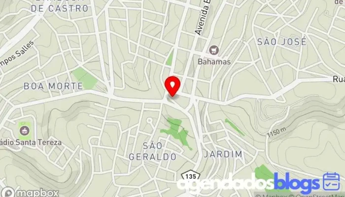 mapa de Drogaria Globo Drogaria, Farmácia em Barbacena