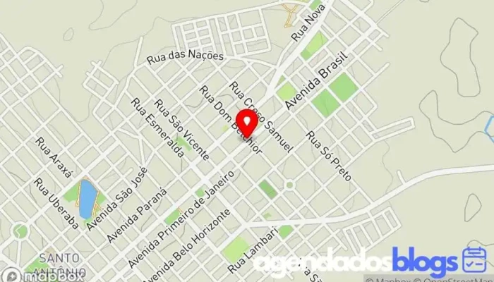 mapa de Drogaria Gontijo & Santos Drogaria em Araújos