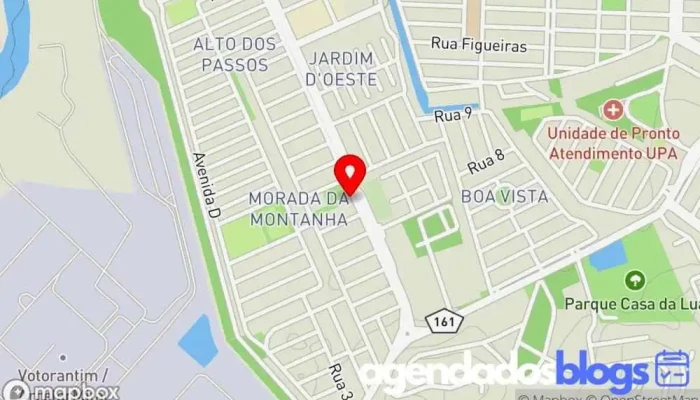 mapa de Drogaria Hiper Saúde Acesso Oeste Drogaria, Farmácia em Resende