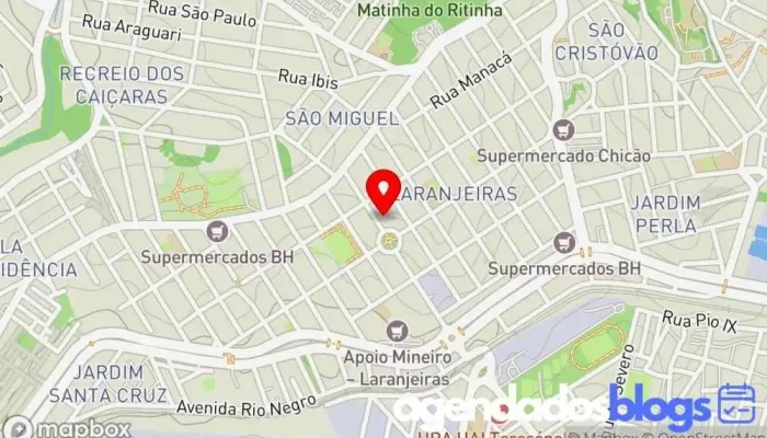 mapa de Drogaria Laranjeira Drogaria, Farmácia em Betim
