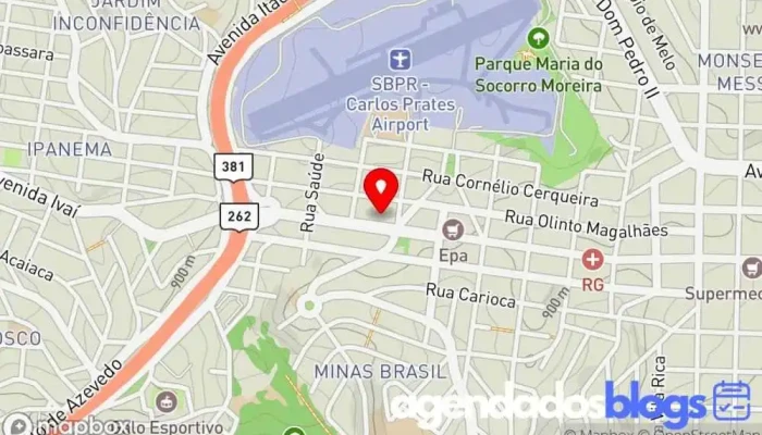 mapa de Drogaria Leal Drogaria, Farmácia em Belo Horizonte