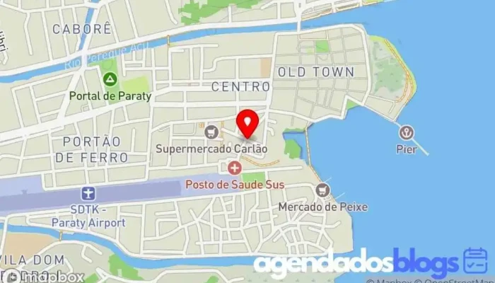 mapa de Drogaria Litoral (Derli Elena) Farmácia em Paraty