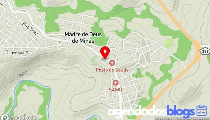 mapa de Drogaria Madre de Deus Drogaria, Farmácia em Me. de Deus de Minas