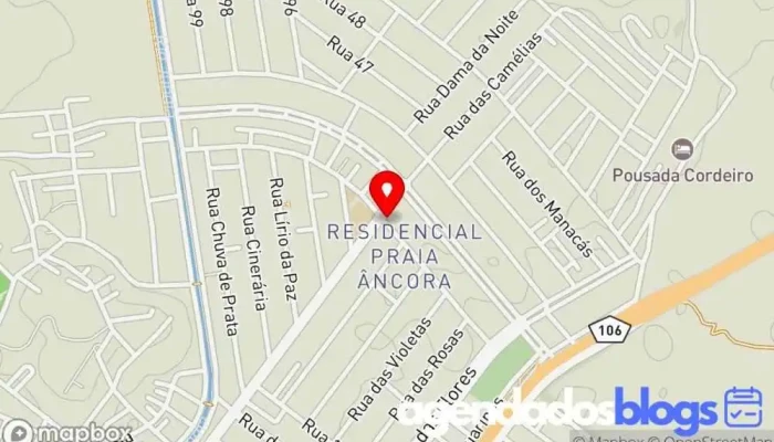 mapa de Drogaria Mais Popular Farmácia em Rio das Ostras