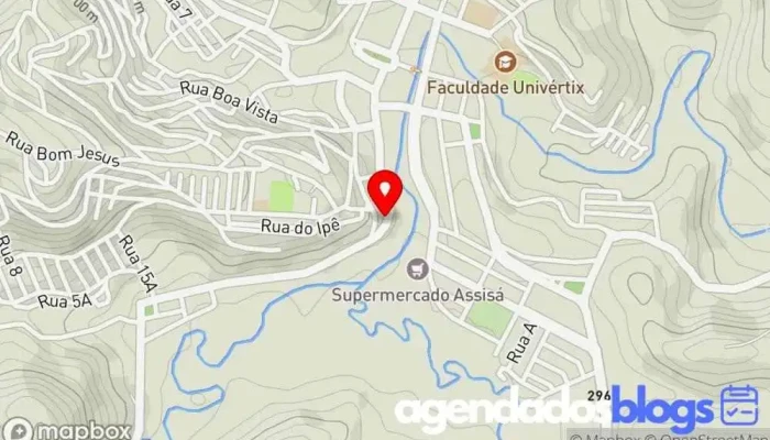 mapa de Drogaria Mais Saude Farmácia em Matipó