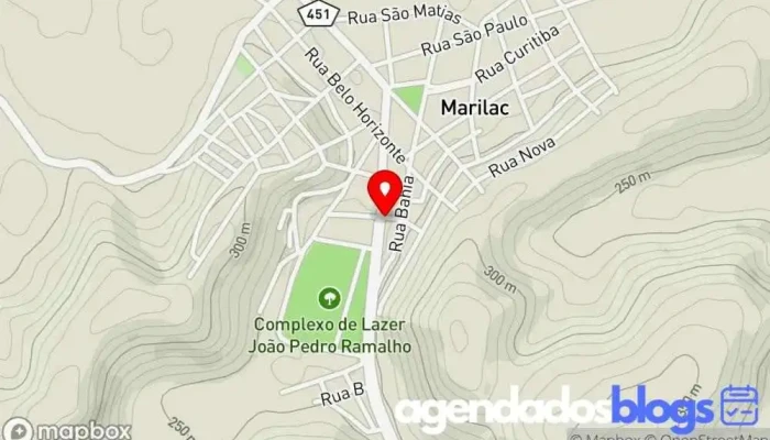 mapa de Drogaria Marilac Drogaria em Marilac