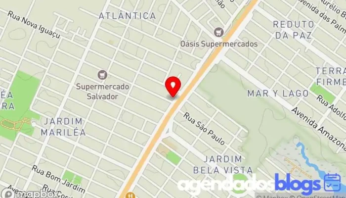 mapa de DROGARIA MARILÉA - DROGARIA EM RIO DAS OSTRAS Farmácia, Serviço de entregas expresso, Drogaria, Perfumaria em Rio das Ostras