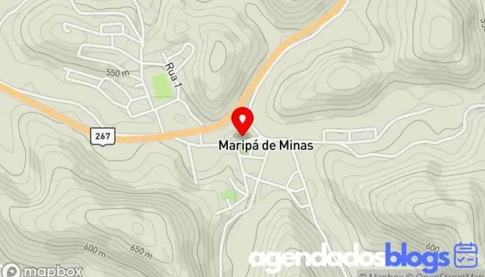 mapa de Drogaria Maripá Drogaria, Farmácia em Maripá de Minas