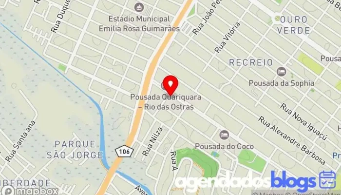 mapa de Drogaria Max Drogaria, Farmácia em Rio das Ostras