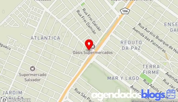 mapa de DROGARIA MAX Farmácia em Rio das Ostras