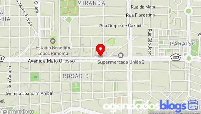 mapa de Drogaria MedicalFarma Drogaria, Loja de medicamentos fitoterápicos, Farmácia em Araguari