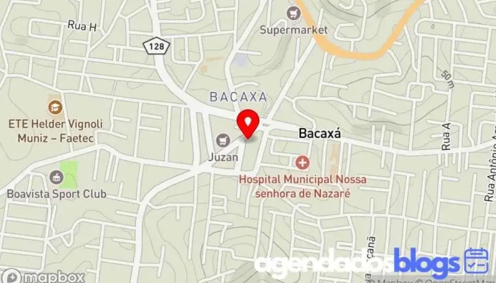 mapa de Drogaria Moderna Farmácia em Saquarema
