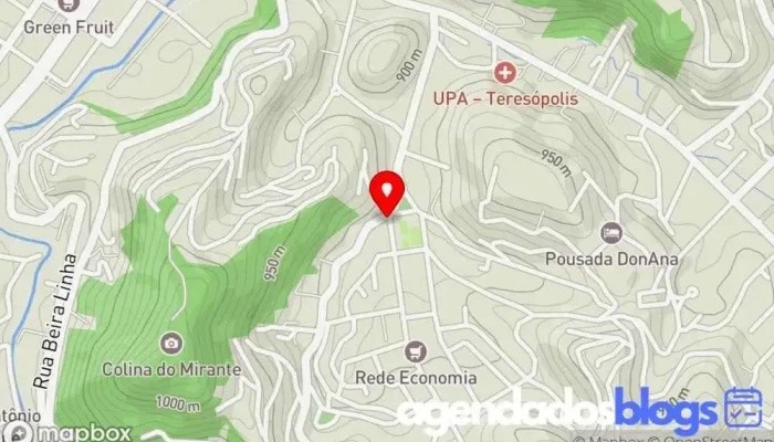 mapa de Drogaria Moderna Drogaria em Teresópolis