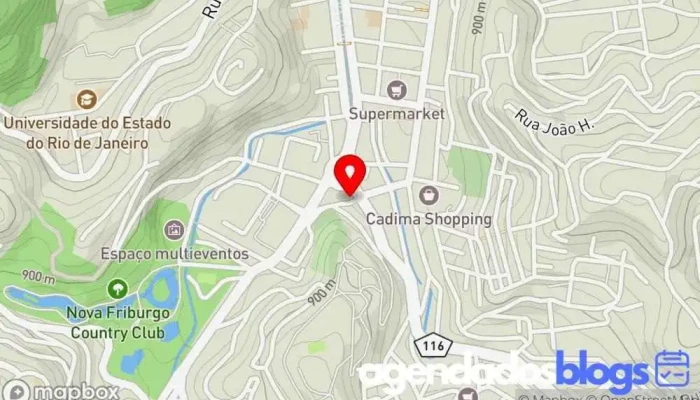 mapa de Drogaria Monte Líbano Drogaria, Farmácia em Nova Friburgo