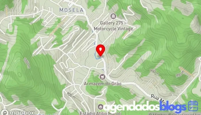 mapa de Drogaria Mosela Farmácia em Petrópolis