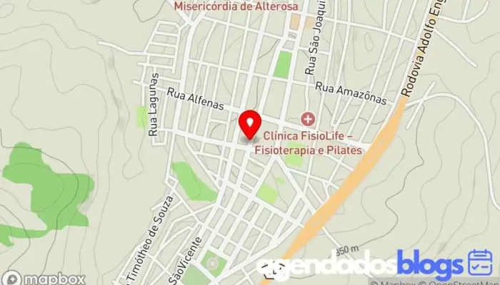 mapa de Drogaria Nossa Senhora Aparecida Drogaria em Alterosa