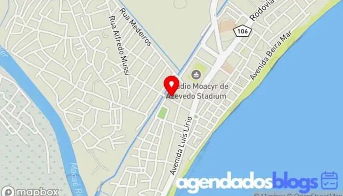mapa de Drogaria Nova Holanda Drogaria, Farmácia em Macaé