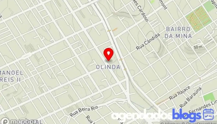 mapa de Drogaria Olindense Drogaria, Farmácia em Nilópolis