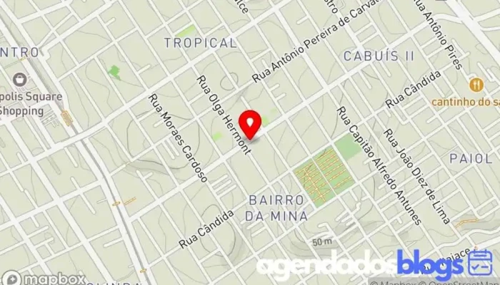 mapa de Drogaria Oliveira e Silva Drogaria, Farmácia em Nilópolis