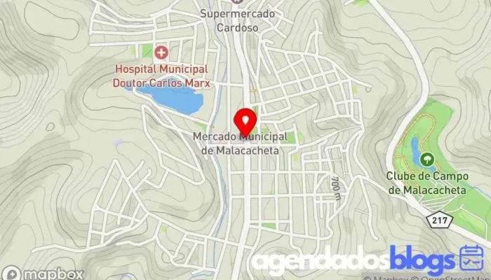 mapa de Drogaria Oliveira Drogaria em Malacacheta