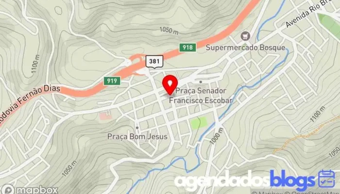 mapa de Drogaria Ouro Minas Camanducaia Farmácia em Camanducaia