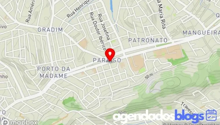 mapa de Drogaria Paraíso Empresa farmacêutica, Drogaria em São Gonçalo