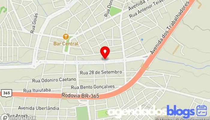mapa de Drogaria Parreira Drogaria em MG