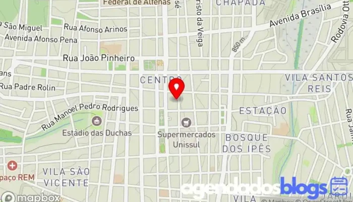 mapa de Drogaria Popular São José Farmácia em Alfenas