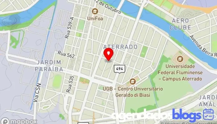 mapa de Drogaria Retiro Empresa farmacêutica, Drogaria em Volta Redonda