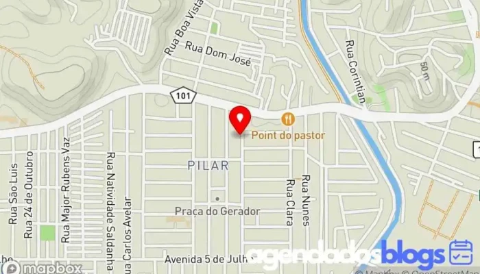 mapa de Drogaria Rj do Pilar Drogaria, Farmácia em Duque de Caxias