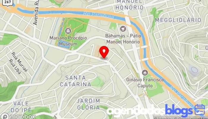 mapa de Drogaria Santa Catarina Drogaria, Farmácia em Juiz de Fora