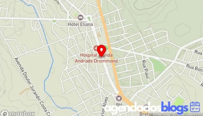 mapa de Drogaria Santa Clara Farmácia em Matozinhos