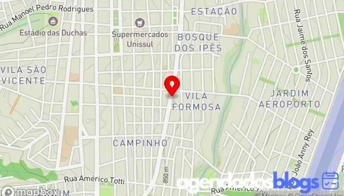 mapa de Drogaria Santa Eliza Drogaria, Farmácia em Alfenas