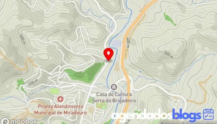 mapa de Drogaria Santa Rita - Grupo Multifarma Farmácia de medicamentos orgânicos em Miradouro