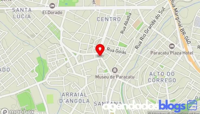 mapa de Drogaria Santiago Drogaria em 135